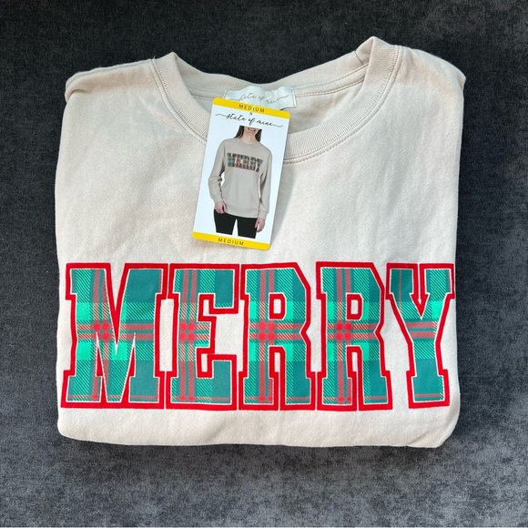 NWT State of Mine Women's Holiday Sweatshirt - Picture 8 of 10